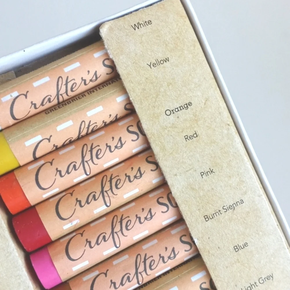 Crafter's Square Oil Pastels Set 12 Color Set (Pastel Crayon/ Sticks)